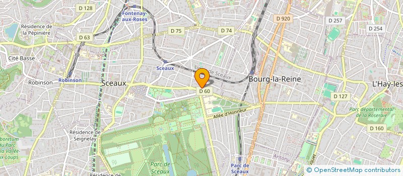 localisation de l'entreprise MEDJEBAR IMMOBILIER à SCEAUX