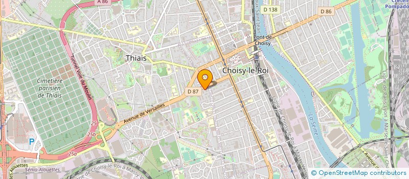 localisation de l'entreprise MEDLABO  THIAIS