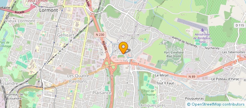 localisation de l'entreprise MEDLAND  ARTIGUES-PRES-BORDEAUX