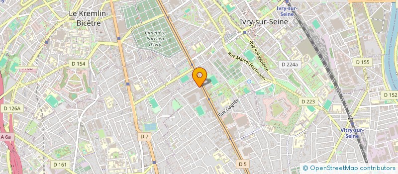 localisation de l'entreprise MEDLEY PROD à VITRY-SUR-SEINE