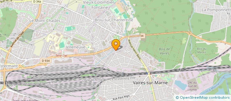 localisation de l'entreprise MEDLINE  BROU-SUR-CHANTEREINE