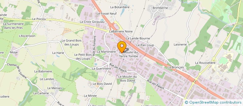 localisation de l'entreprise MEDLINE FRANCE à COUERON