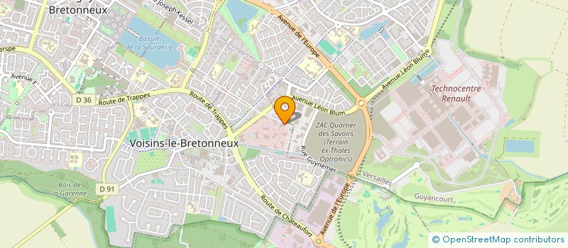 localisation de l'entreprise MEDLINE INTERNATIONAL FRANCE SAS  MONTIGNY-LE-BRETONNEUX