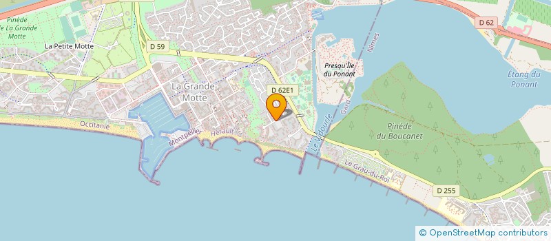 localisation de l'entreprise MEDLINK  LA GRANDE-MOTTE