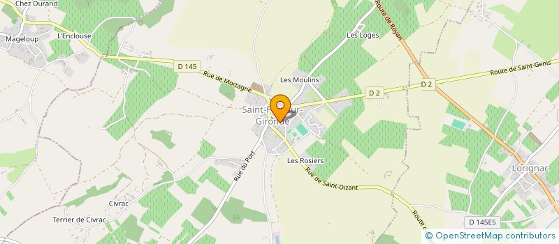localisation de l'entreprise MEDLIVE  SAINT-FORT-SUR-GIRONDE