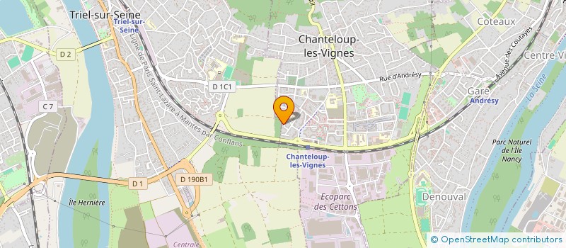 localisation de l'entreprise MEDLOCATIONS  CHANTELOUP-LES-VIGNES