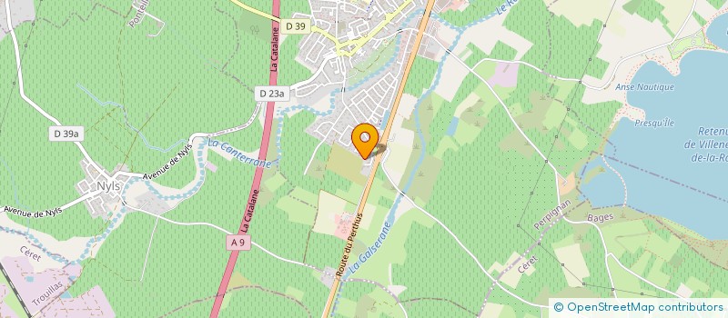 localisation de l'entreprise MEDLOG  POLLESTRES