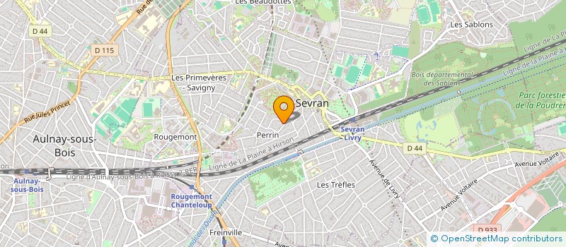 localisation de l'entreprise MEDO BAT à SEVRAN