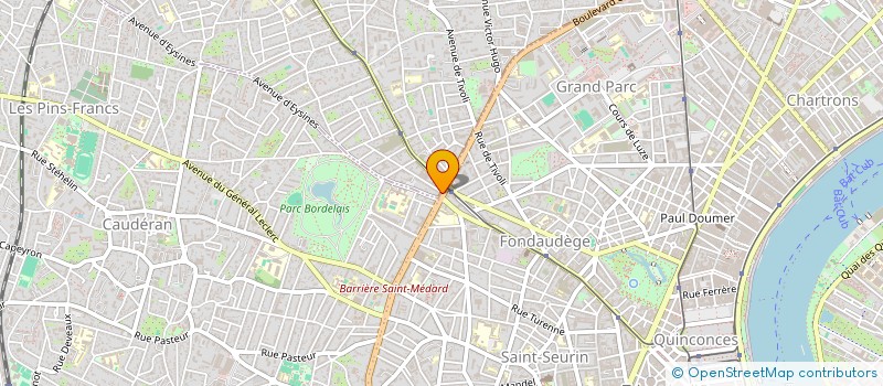 localisation de l'entreprise MEDOC à LE BOUSCAT