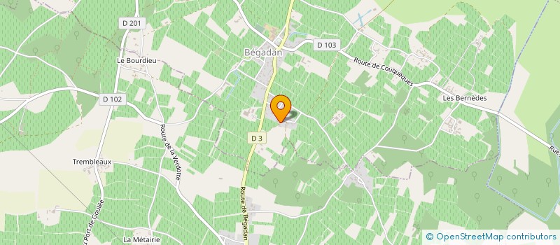 localisation de l'entreprise MEDOC AUTO PARE BRISE à LESPARRE-MEDOC