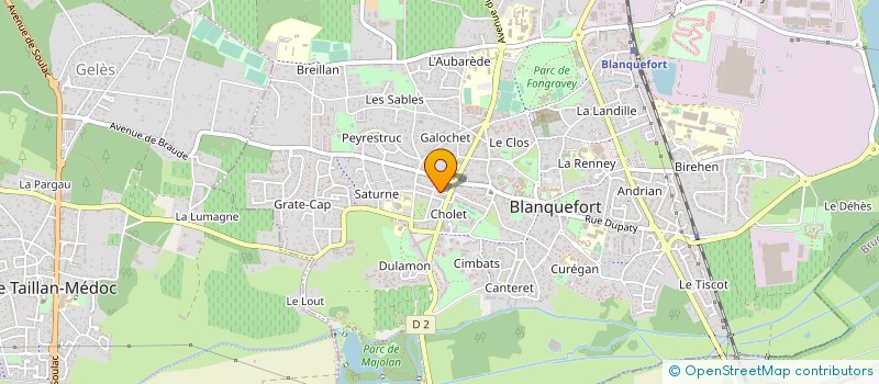 localisation de l'entreprise MEDOC DENTAL à BLANQUEFORT