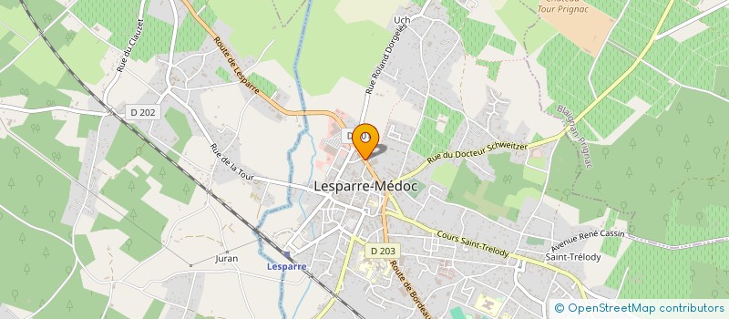 localisation de l'entreprise MEDOC PERFORMANCE ENERGETIQUE  LESPARRE-MEDOC