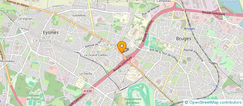 localisation de l'entreprise MEDOC RESTAURATION  BRUGES