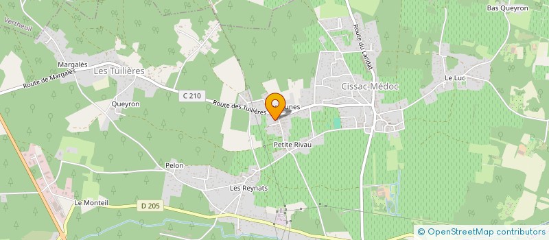 localisation de l'entreprise MEDOC SERVICE PUBLICITE  CISSAC-MEDOC