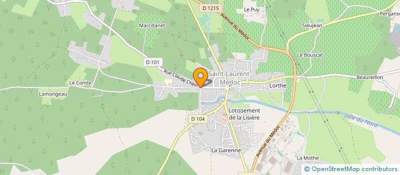 localisation de l'entreprise MEDOC TERRASSEMENT  SAINT-LAURENT-MEDOC