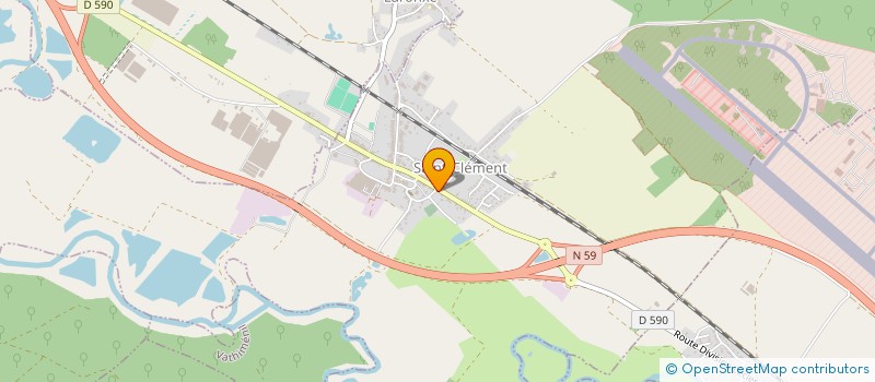 localisation de l'entreprise MEDOCUS  SAINT-CLEMENT