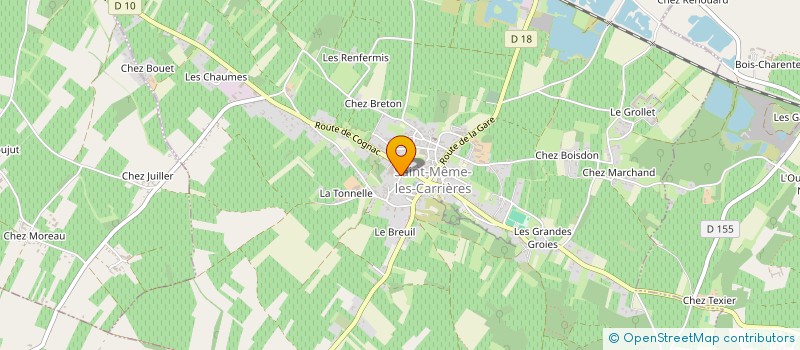 localisation de l'entreprise MEDOR à SAINT-MEME-LES-CARRIERES