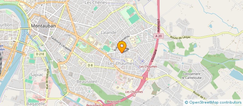 localisation de l'entreprise MEDPHY ACADEMY  MONTAUBAN