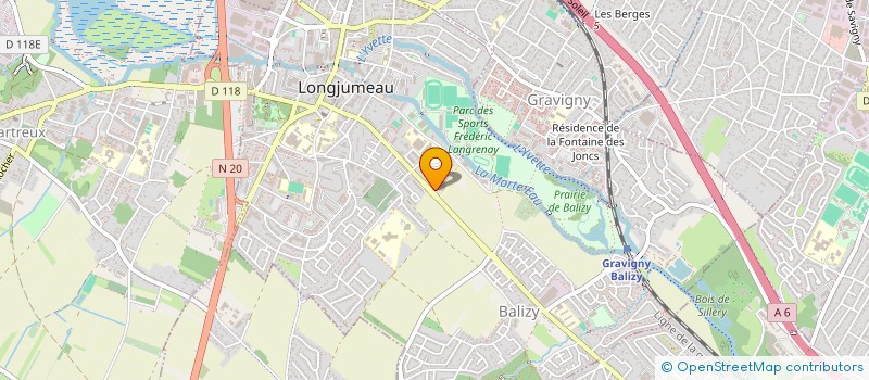 localisation de l'entreprise MEDPLASTIQUE à LONGJUMEAU