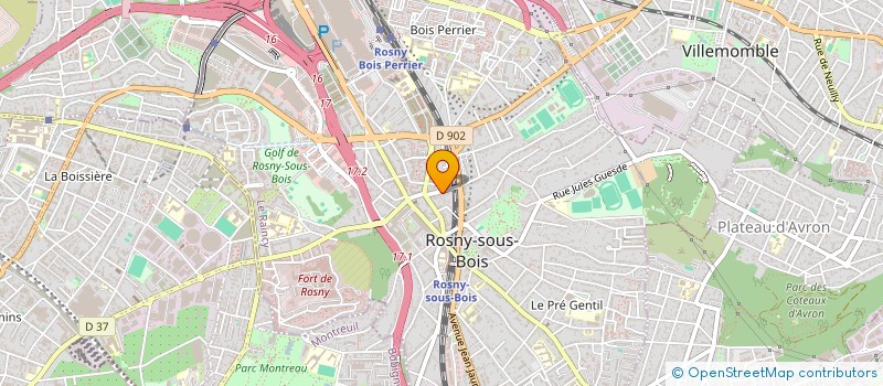localisation de l'entreprise MEDPLOMB  ROSNY-SOUS-BOIS