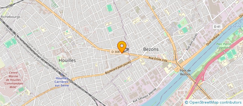 localisation de l'entreprise MEDRA FIGHT  HOUILLES