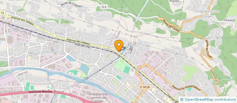 localisation de l'entreprise MEDSAB  CLUSES