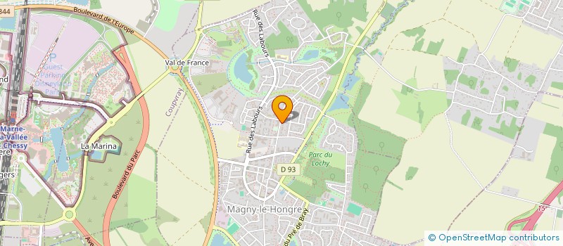 localisation de l'entreprise MEDSANTE  MAGNY-LE-HONGRE