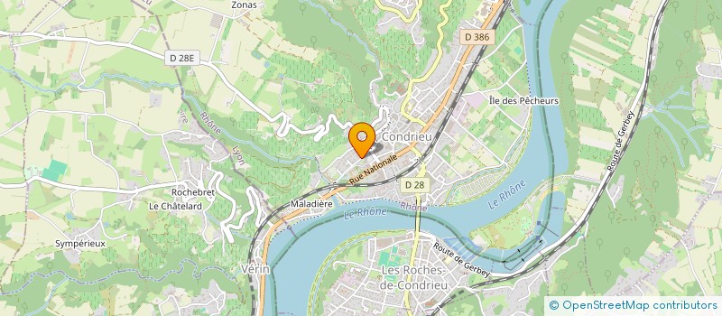 localisation de l'entreprise MEDSEI  CONDRIEU