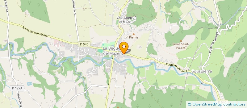 localisation de l'entreprise MEDSENGER  LA BEGUDE-DE-MAZENC