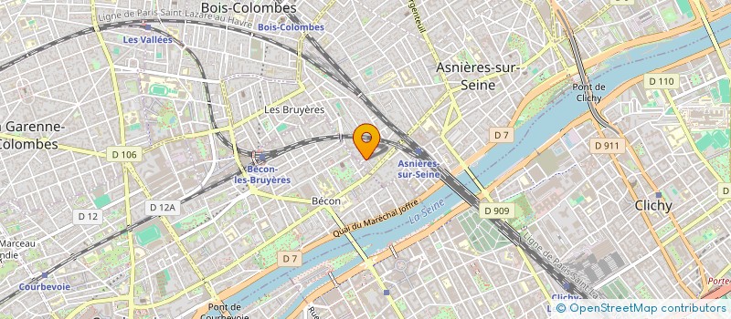 localisation de l'entreprise MEDSI75  ASNIERES-SUR-SEINE