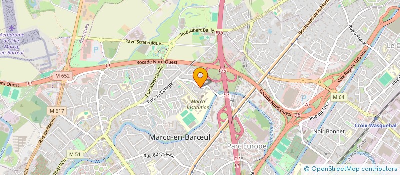 localisation de l'entreprise MEDTEK-CORPORATION SARL à MARCQ-EN-BARŒUL