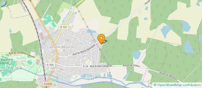 localisation de l'entreprise MEDU'SA  LAMOTTE-BEUVRON