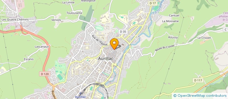 localisation de l'entreprise MEDUANE-HAB à AURILLAC