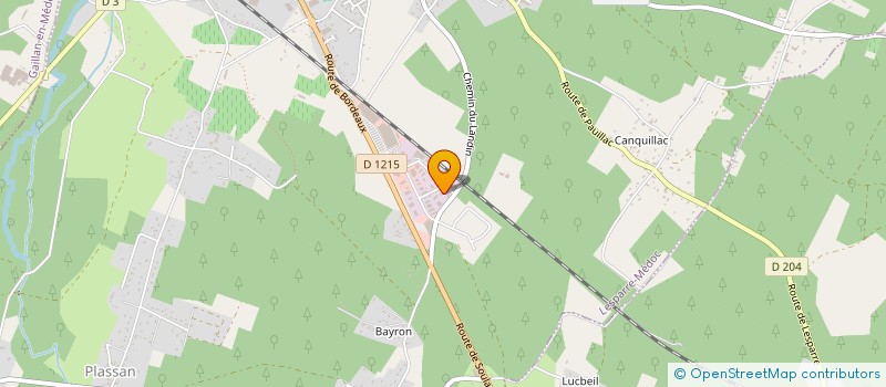 localisation de l'entreprise MEDULIENNE HOTELLERIE  LESPARRE-MEDOC