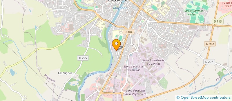 localisation de l'entreprise MEDULINE  MAYENNE