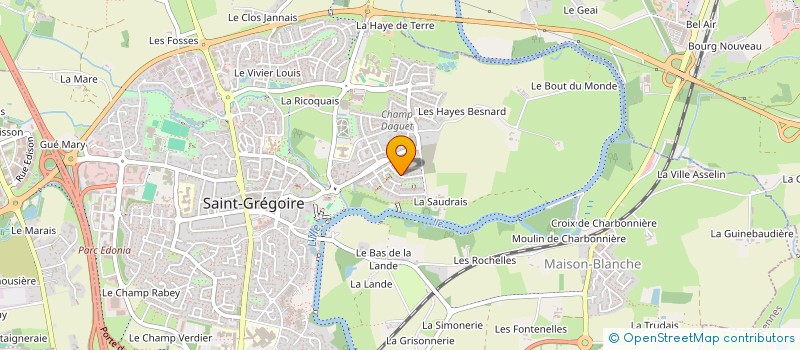 localisation de l'entreprise MEDULLA à SAINT-GREGOIRE