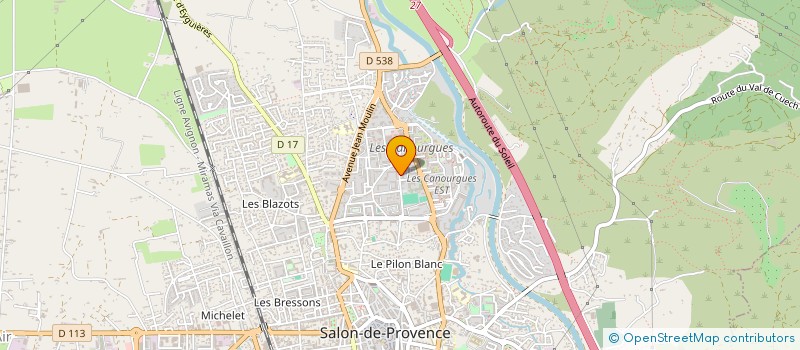 localisation de l'entreprise MEDUP TEMPO  SALON-DE-PROVENCE