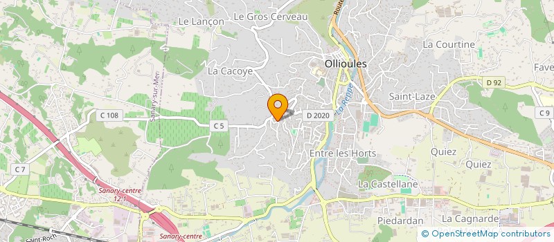 localisation de l'entreprise MEDURI 4 M SARL à OLLIOULES