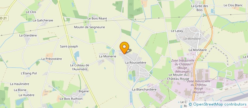 localisation de l'entreprise MEDUSA  MESANGER