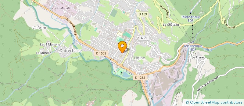 localisation de l'entreprise MEDUSA  UGINE