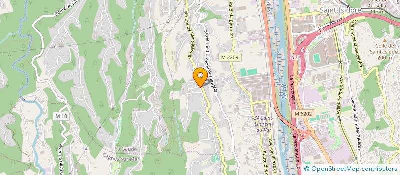 localisation de l'entreprise MEDUSA EVENT  SAINT-LAURENT-DU-VAR