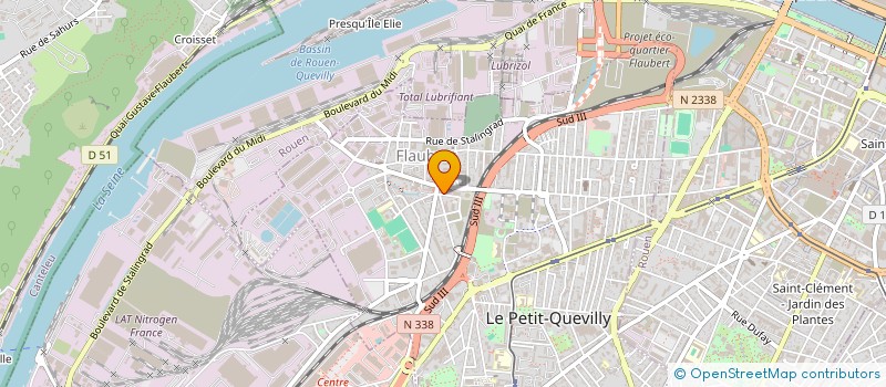 localisation de l'entreprise MEDVEIL  LE PETIT-QUEVILLY