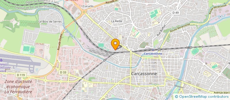 localisation de l'entreprise MEDVEST à CARCASSONNE