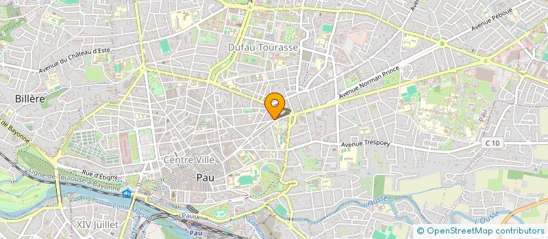 localisation de l'entreprise MEDWORK à PAU