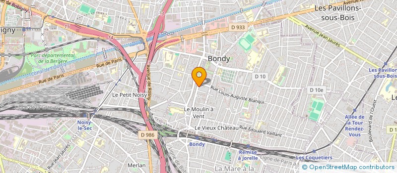 localisation de l'entreprise MEDYA TELECOM  BONDY