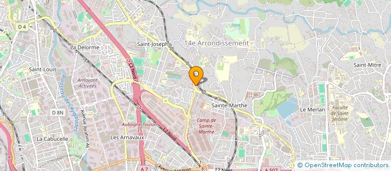 localisation de l'entreprise MEDYAN à MARSEILLE