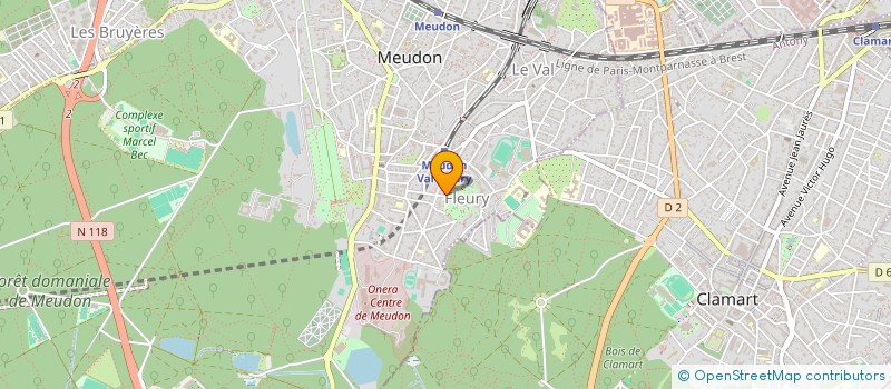 localisation de l'entreprise MEDYANN  MEUDON