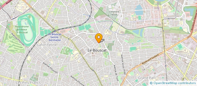 localisation de l'entreprise MEDYCA  LE BOUSCAT