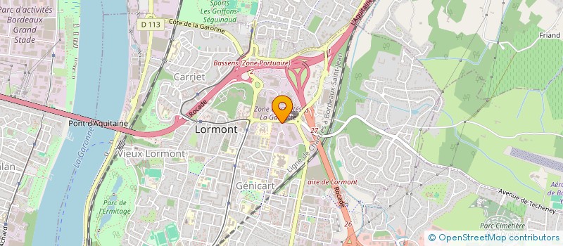 localisation de l'entreprise MEDYNA TABERNACLE  LORMONT