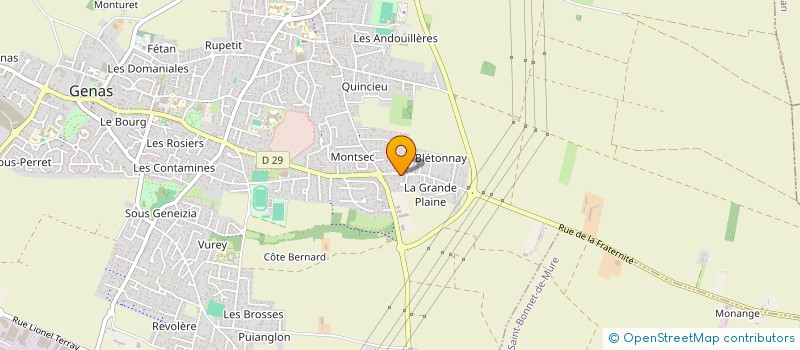 localisation de l'entreprise MEDYSSEUS  GENAS